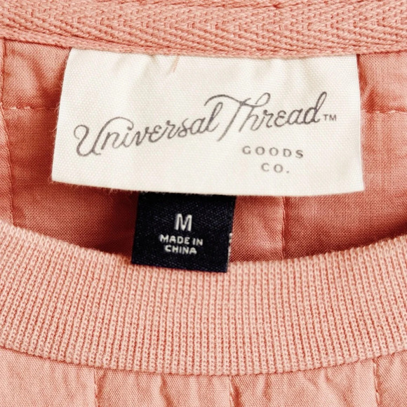 UNIVERSAL THREAD | Pink Quilted Sweatshirt | M - Picture 3 of 9